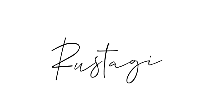 It looks lik you need a new signature style for name Rustagi. Design unique handwritten (Allison_Script) signature with our free signature maker in just a few clicks. Rustagi signature style 2 images and pictures png