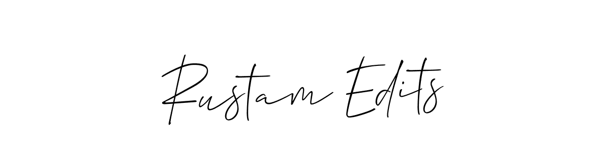 Also You can easily find your signature by using the search form. We will create Rustam Edits name handwritten signature images for you free of cost using Allison_Script sign style. Rustam Edits signature style 2 images and pictures png