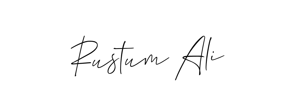 It looks lik you need a new signature style for name Rustum Ali. Design unique handwritten (Allison_Script) signature with our free signature maker in just a few clicks. Rustum Ali signature style 2 images and pictures png