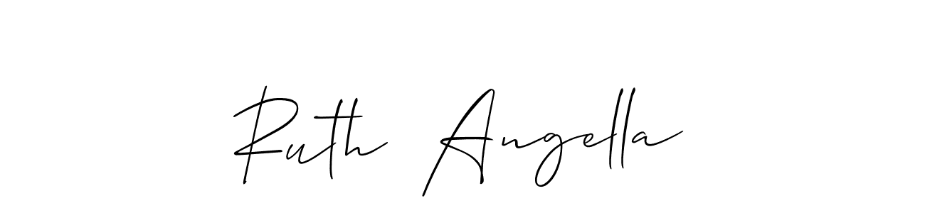 You can use this online signature creator to create a handwritten signature for the name Ruth  Angella. This is the best online autograph maker. Ruth  Angella signature style 2 images and pictures png
