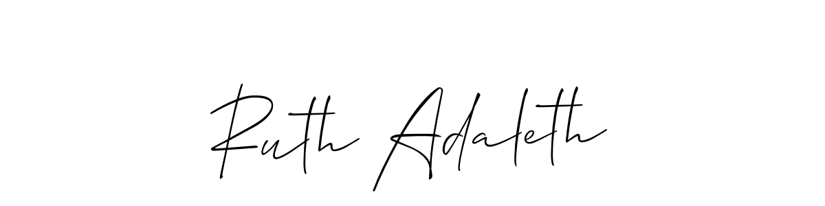 Once you've used our free online signature maker to create your best signature Allison_Script style, it's time to enjoy all of the benefits that Ruth Adaleth name signing documents. Ruth Adaleth signature style 2 images and pictures png