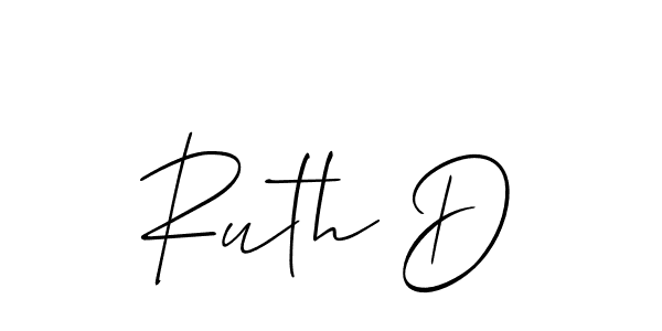 Make a short Ruth D signature style. Manage your documents anywhere anytime using Allison_Script. Create and add eSignatures, submit forms, share and send files easily. Ruth D signature style 2 images and pictures png