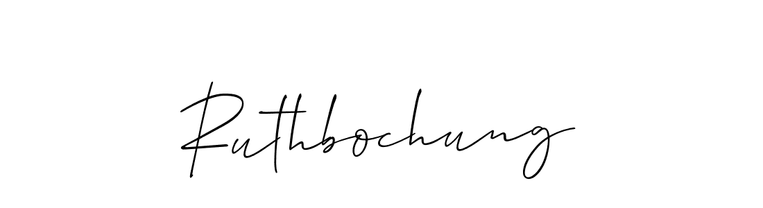 Best and Professional Signature Style for Ruthbochung. Allison_Script Best Signature Style Collection. Ruthbochung signature style 2 images and pictures png