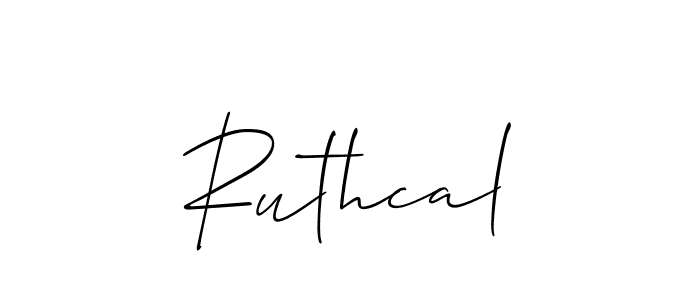 Here are the top 10 professional signature styles for the name Ruthcal. These are the best autograph styles you can use for your name. Ruthcal signature style 2 images and pictures png