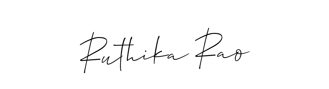 if you are searching for the best signature style for your name Ruthika Rao. so please give up your signature search. here we have designed multiple signature styles  using Allison_Script. Ruthika Rao signature style 2 images and pictures png