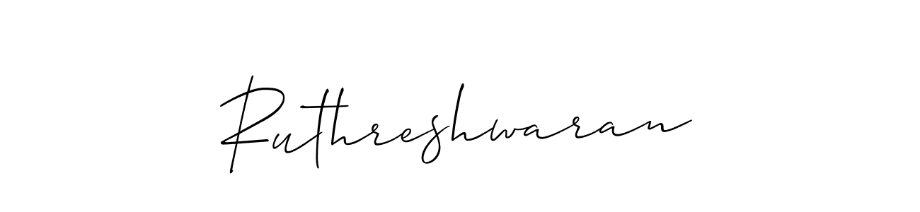 This is the best signature style for the Ruthreshwaran name. Also you like these signature font (Allison_Script). Mix name signature. Ruthreshwaran signature style 2 images and pictures png