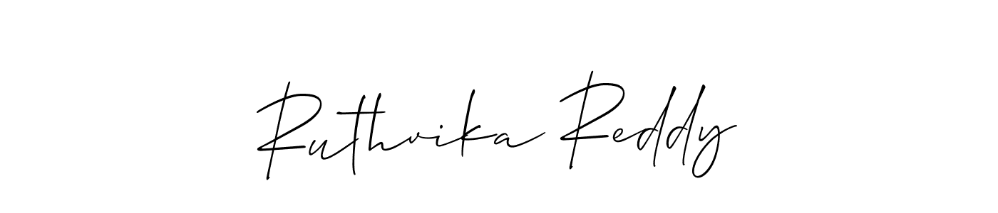 How to Draw Ruthvika Reddy signature style? Allison_Script is a latest design signature styles for name Ruthvika Reddy. Ruthvika Reddy signature style 2 images and pictures png