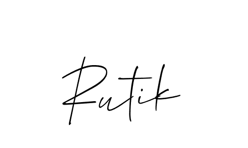 You should practise on your own different ways (Allison_Script) to write your name (Rutik) in signature. don't let someone else do it for you. Rutik signature style 2 images and pictures png