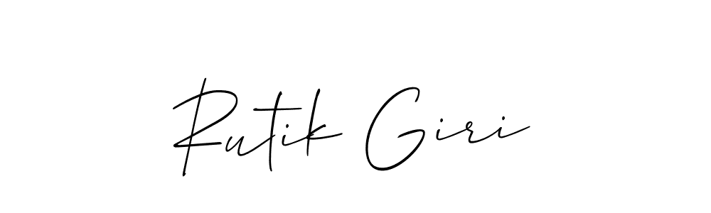 You can use this online signature creator to create a handwritten signature for the name Rutik Giri. This is the best online autograph maker. Rutik Giri signature style 2 images and pictures png