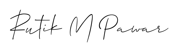 Make a beautiful signature design for name Rutik M Pawar. Use this online signature maker to create a handwritten signature for free. Rutik M Pawar signature style 2 images and pictures png