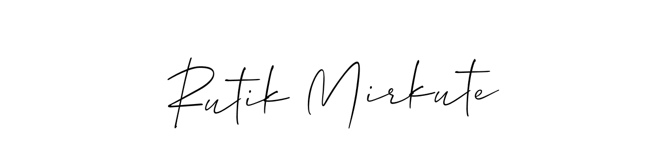 Best and Professional Signature Style for Rutik Mirkute. Allison_Script Best Signature Style Collection. Rutik Mirkute signature style 2 images and pictures png