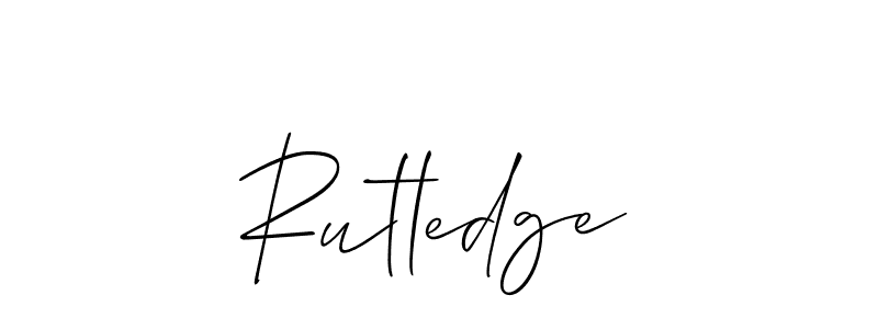 Make a beautiful signature design for name Rutledge. With this signature (Allison_Script) style, you can create a handwritten signature for free. Rutledge signature style 2 images and pictures png