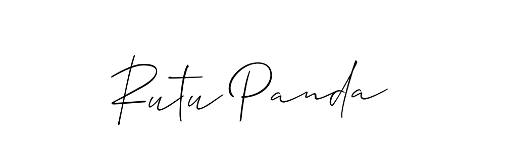 Make a beautiful signature design for name Rutu Panda. Use this online signature maker to create a handwritten signature for free. Rutu Panda signature style 2 images and pictures png