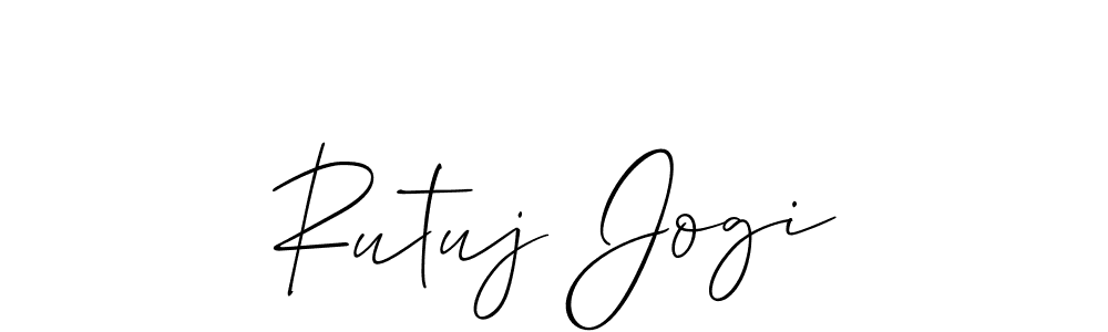 Similarly Allison_Script is the best handwritten signature design. Signature creator online .You can use it as an online autograph creator for name Rutuj Jogi. Rutuj Jogi signature style 2 images and pictures png