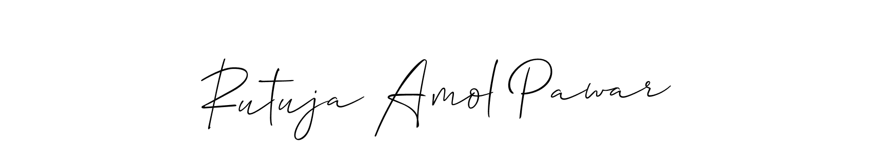 You can use this online signature creator to create a handwritten signature for the name Rutuja Amol Pawar. This is the best online autograph maker. Rutuja Amol Pawar signature style 2 images and pictures png