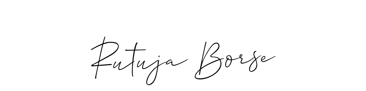 if you are searching for the best signature style for your name Rutuja Borse. so please give up your signature search. here we have designed multiple signature styles  using Allison_Script. Rutuja Borse signature style 2 images and pictures png