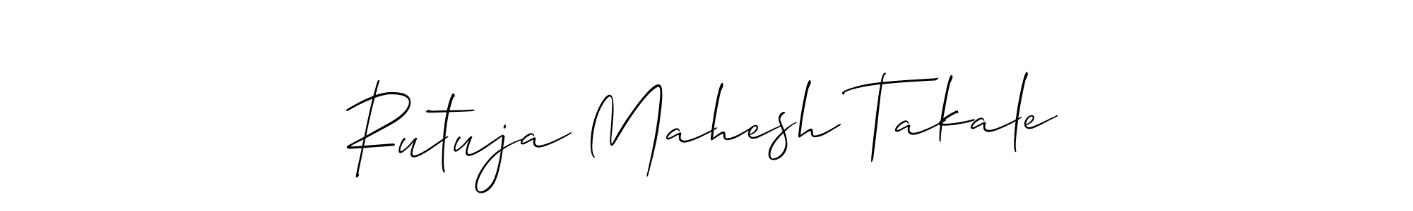 See photos of Rutuja Mahesh Takale official signature by Spectra . Check more albums & portfolios. Read reviews & check more about Allison_Script font. Rutuja Mahesh Takale signature style 2 images and pictures png