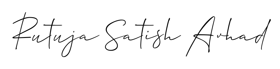 You can use this online signature creator to create a handwritten signature for the name Rutuja Satish Avhad. This is the best online autograph maker. Rutuja Satish Avhad signature style 2 images and pictures png