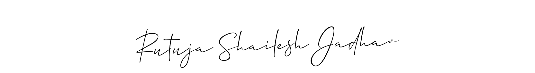 Once you've used our free online signature maker to create your best signature Allison_Script style, it's time to enjoy all of the benefits that Rutuja Shailesh Jadhav name signing documents. Rutuja Shailesh Jadhav signature style 2 images and pictures png