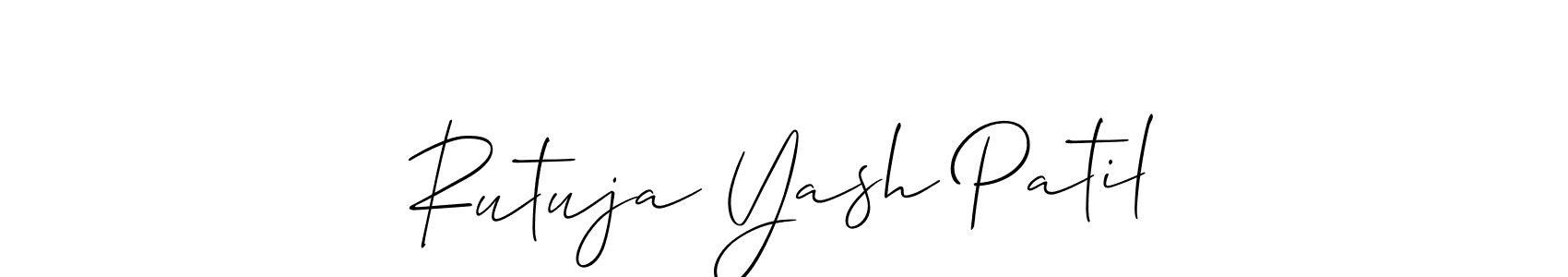 Once you've used our free online signature maker to create your best signature Allison_Script style, it's time to enjoy all of the benefits that Rutuja Yash Patil name signing documents. Rutuja Yash Patil signature style 2 images and pictures png