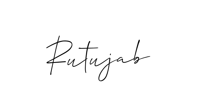 This is the best signature style for the Rutujab name. Also you like these signature font (Allison_Script). Mix name signature. Rutujab signature style 2 images and pictures png