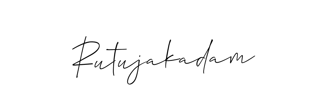 See photos of Rutujakadam official signature by Spectra . Check more albums & portfolios. Read reviews & check more about Allison_Script font. Rutujakadam signature style 2 images and pictures png