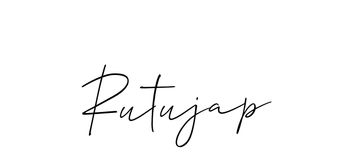 You can use this online signature creator to create a handwritten signature for the name Rutujap. This is the best online autograph maker. Rutujap signature style 2 images and pictures png