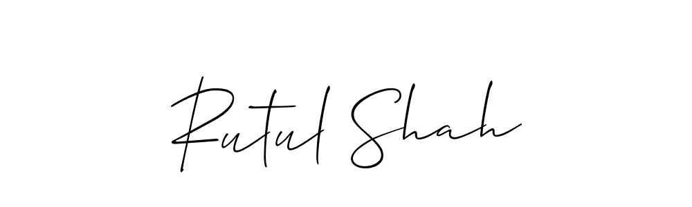 Make a beautiful signature design for name Rutul Shah. Use this online signature maker to create a handwritten signature for free. Rutul Shah signature style 2 images and pictures png