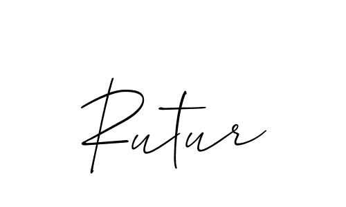 Make a beautiful signature design for name Rutur. Use this online signature maker to create a handwritten signature for free. Rutur signature style 2 images and pictures png
