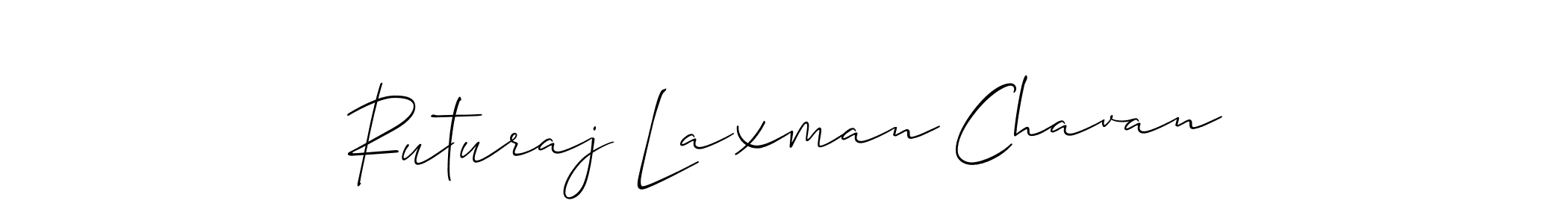 Use a signature maker to create a handwritten signature online. With this signature software, you can design (Allison_Script) your own signature for name Ruturaj Laxman Chavan. Ruturaj Laxman Chavan signature style 2 images and pictures png