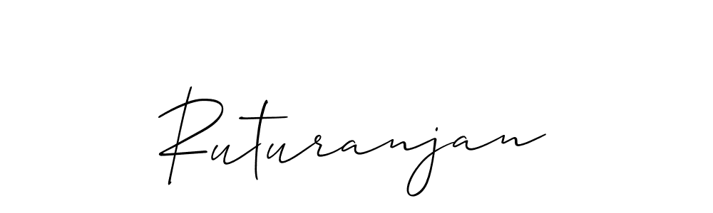 Make a beautiful signature design for name Ruturanjan. Use this online signature maker to create a handwritten signature for free. Ruturanjan signature style 2 images and pictures png