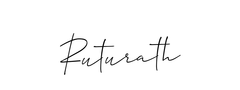 Once you've used our free online signature maker to create your best signature Allison_Script style, it's time to enjoy all of the benefits that Ruturath name signing documents. Ruturath signature style 2 images and pictures png