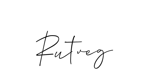 Make a short Rutveg signature style. Manage your documents anywhere anytime using Allison_Script. Create and add eSignatures, submit forms, share and send files easily. Rutveg signature style 2 images and pictures png