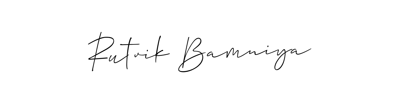 Check out images of Autograph of Rutvik Bamniya name. Actor Rutvik Bamniya Signature Style. Allison_Script is a professional sign style online. Rutvik Bamniya signature style 2 images and pictures png