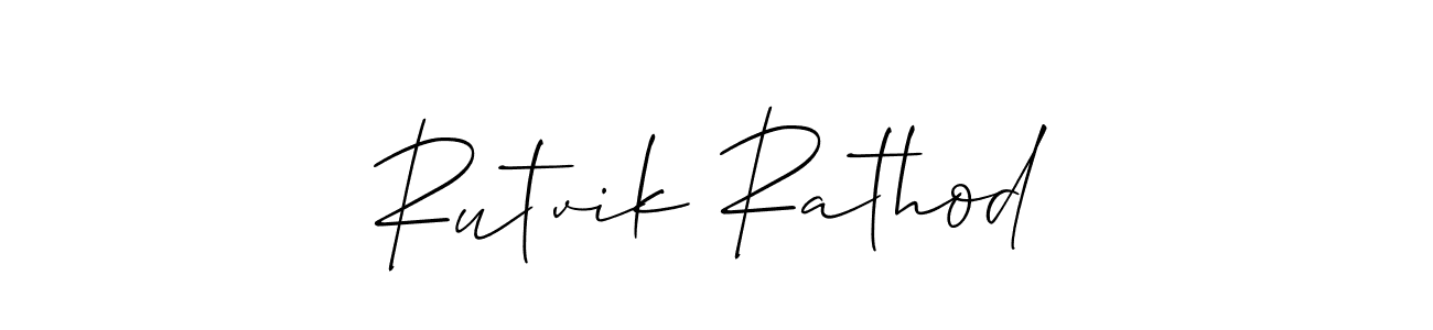 Make a beautiful signature design for name Rutvik Rathod. Use this online signature maker to create a handwritten signature for free. Rutvik Rathod signature style 2 images and pictures png