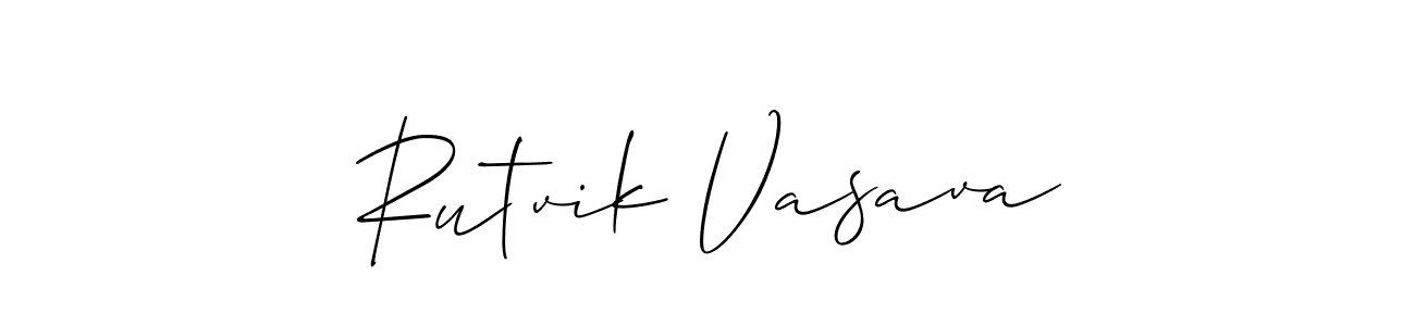 You can use this online signature creator to create a handwritten signature for the name Rutvik Vasava. This is the best online autograph maker. Rutvik Vasava signature style 2 images and pictures png