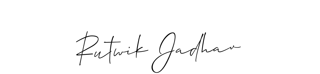 Make a beautiful signature design for name Rutwik Jadhav. Use this online signature maker to create a handwritten signature for free. Rutwik Jadhav signature style 2 images and pictures png