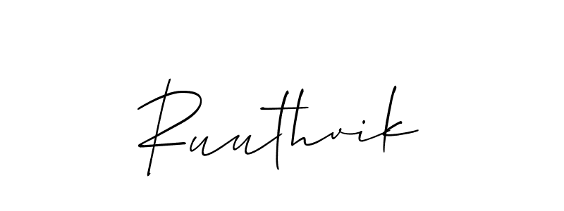 You can use this online signature creator to create a handwritten signature for the name Ruuthvik. This is the best online autograph maker. Ruuthvik signature style 2 images and pictures png