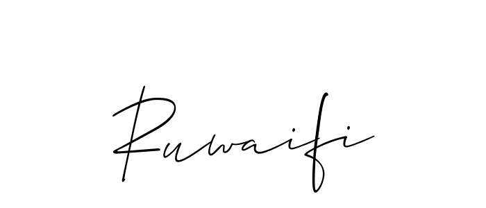 This is the best signature style for the Ruwaifi name. Also you like these signature font (Allison_Script). Mix name signature. Ruwaifi signature style 2 images and pictures png