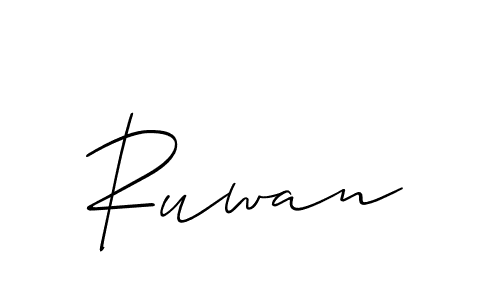 It looks lik you need a new signature style for name Ruwan. Design unique handwritten (Allison_Script) signature with our free signature maker in just a few clicks. Ruwan signature style 2 images and pictures png