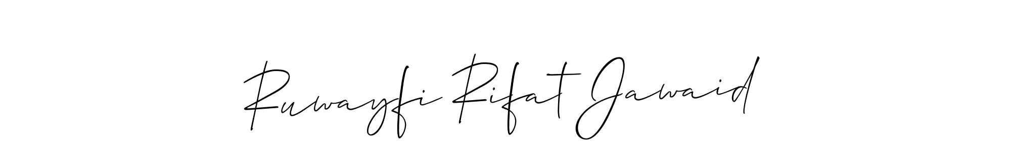 Best and Professional Signature Style for Ruwayfi Rifat Jawaid. Allison_Script Best Signature Style Collection. Ruwayfi Rifat Jawaid signature style 2 images and pictures png