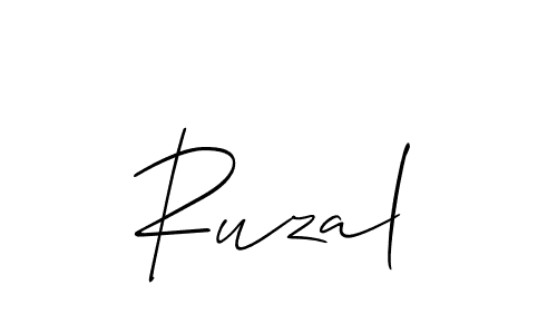 Check out images of Autograph of Ruzal name. Actor Ruzal Signature Style. Allison_Script is a professional sign style online. Ruzal signature style 2 images and pictures png