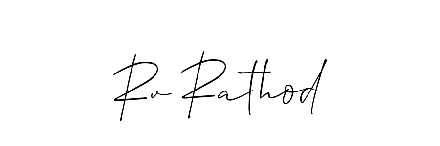 Make a short Rv Rathod signature style. Manage your documents anywhere anytime using Allison_Script. Create and add eSignatures, submit forms, share and send files easily. Rv Rathod signature style 2 images and pictures png