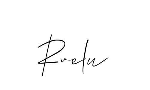 Also we have Rvelu name is the best signature style. Create professional handwritten signature collection using Allison_Script autograph style. Rvelu signature style 2 images and pictures png