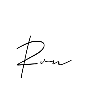 Make a beautiful signature design for name Rvn. Use this online signature maker to create a handwritten signature for free. Rvn signature style 2 images and pictures png
