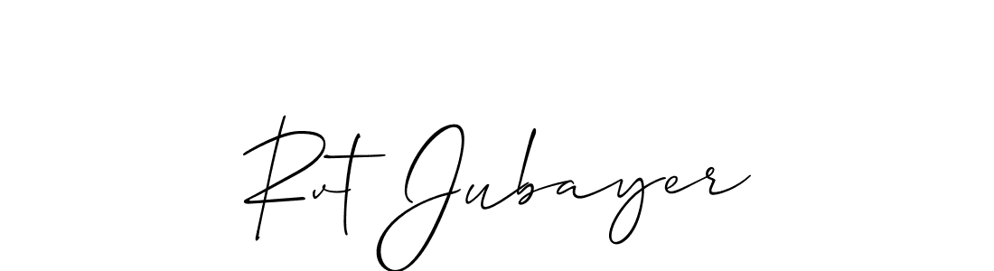 Rvt Jubayer stylish signature style. Best Handwritten Sign (Allison_Script) for my name. Handwritten Signature Collection Ideas for my name Rvt Jubayer. Rvt Jubayer signature style 2 images and pictures png