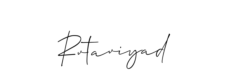 Also You can easily find your signature by using the search form. We will create Rvtaviyad name handwritten signature images for you free of cost using Allison_Script sign style. Rvtaviyad signature style 2 images and pictures png