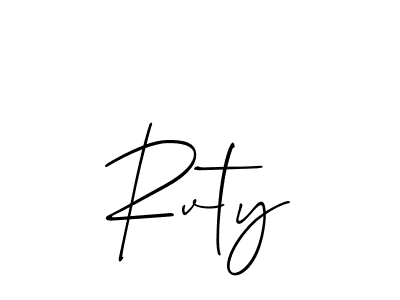 How to make Rvty signature? Allison_Script is a professional autograph style. Create handwritten signature for Rvty name. Rvty signature style 2 images and pictures png