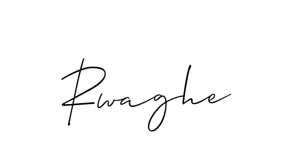 Make a beautiful signature design for name Rwaghe. With this signature (Allison_Script) style, you can create a handwritten signature for free. Rwaghe signature style 2 images and pictures png