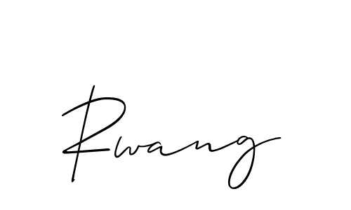 How to make Rwang name signature. Use Allison_Script style for creating short signs online. This is the latest handwritten sign. Rwang signature style 2 images and pictures png